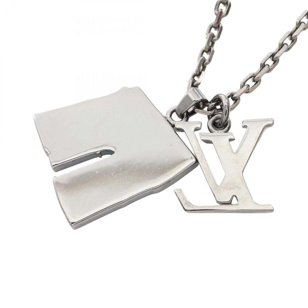 LOUIS VUITTON Silver Necklace - Picture 2 of 6